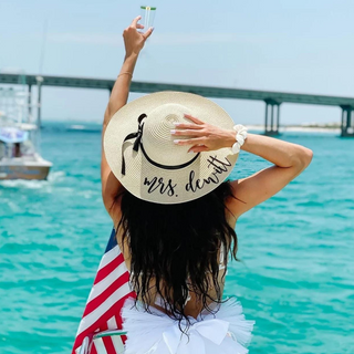 Embroidered Floppy Beach Hats-Melody Faye