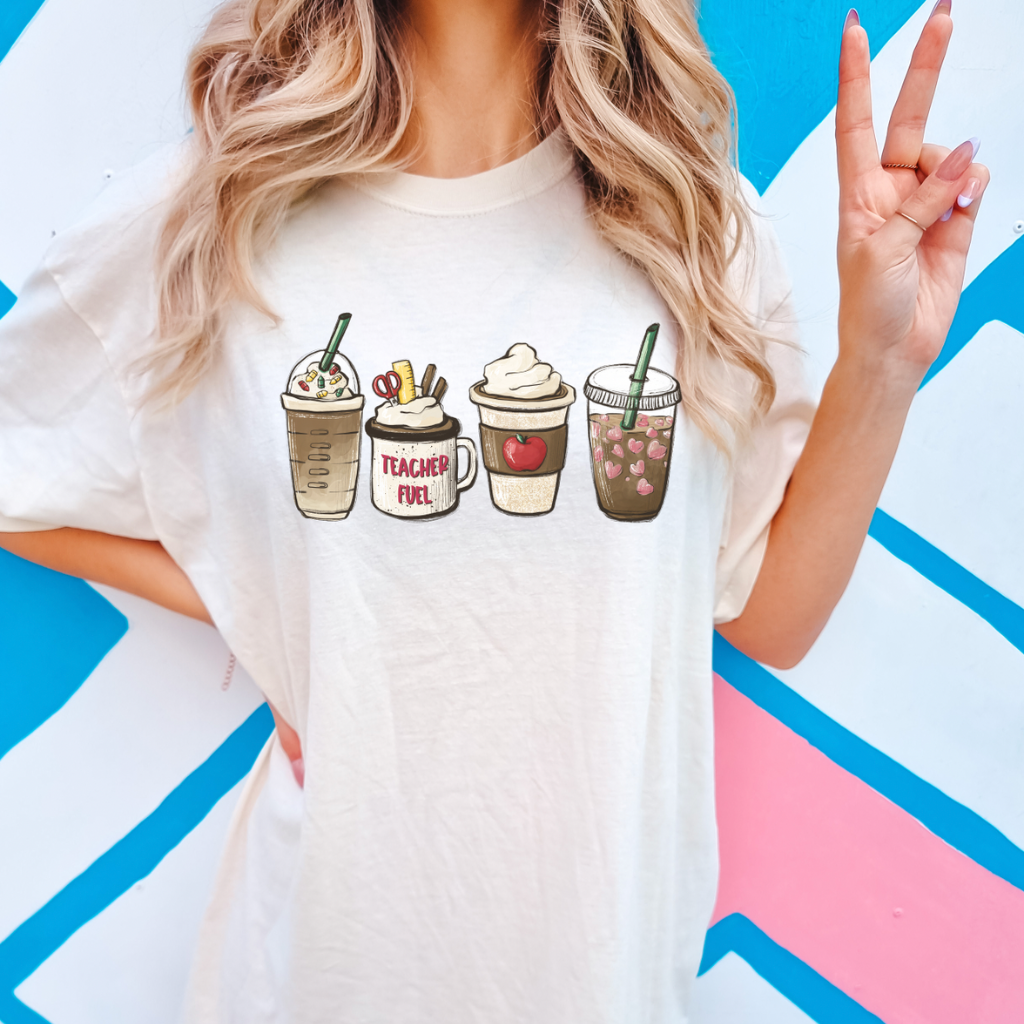 Teacher Lattes Comfort Colors Tee