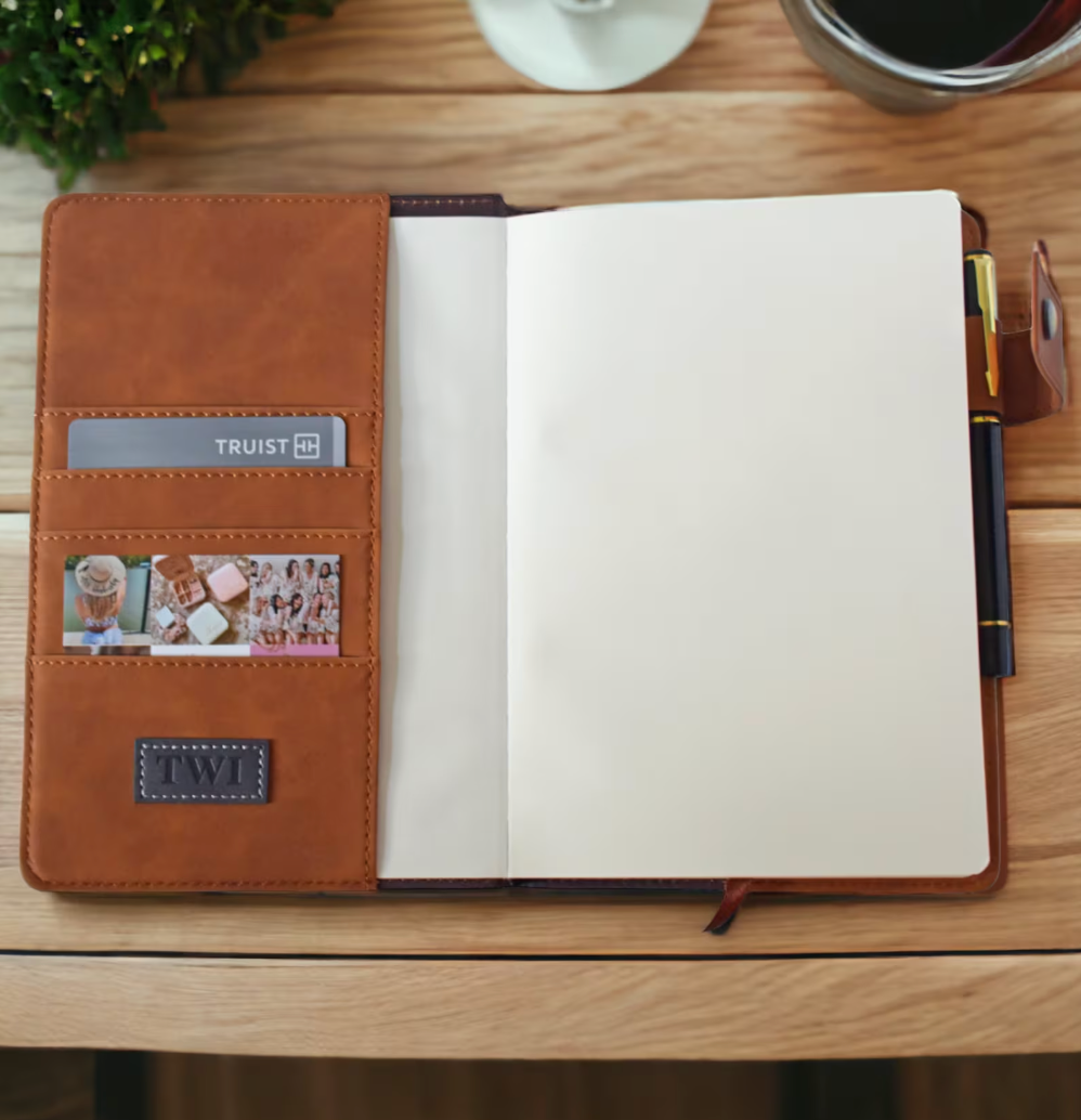 Personalized Leather Journal Refillable Journal Executive Notebook