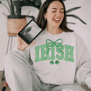 St. Patrick's Day Irish Green Bow Sweatshirt