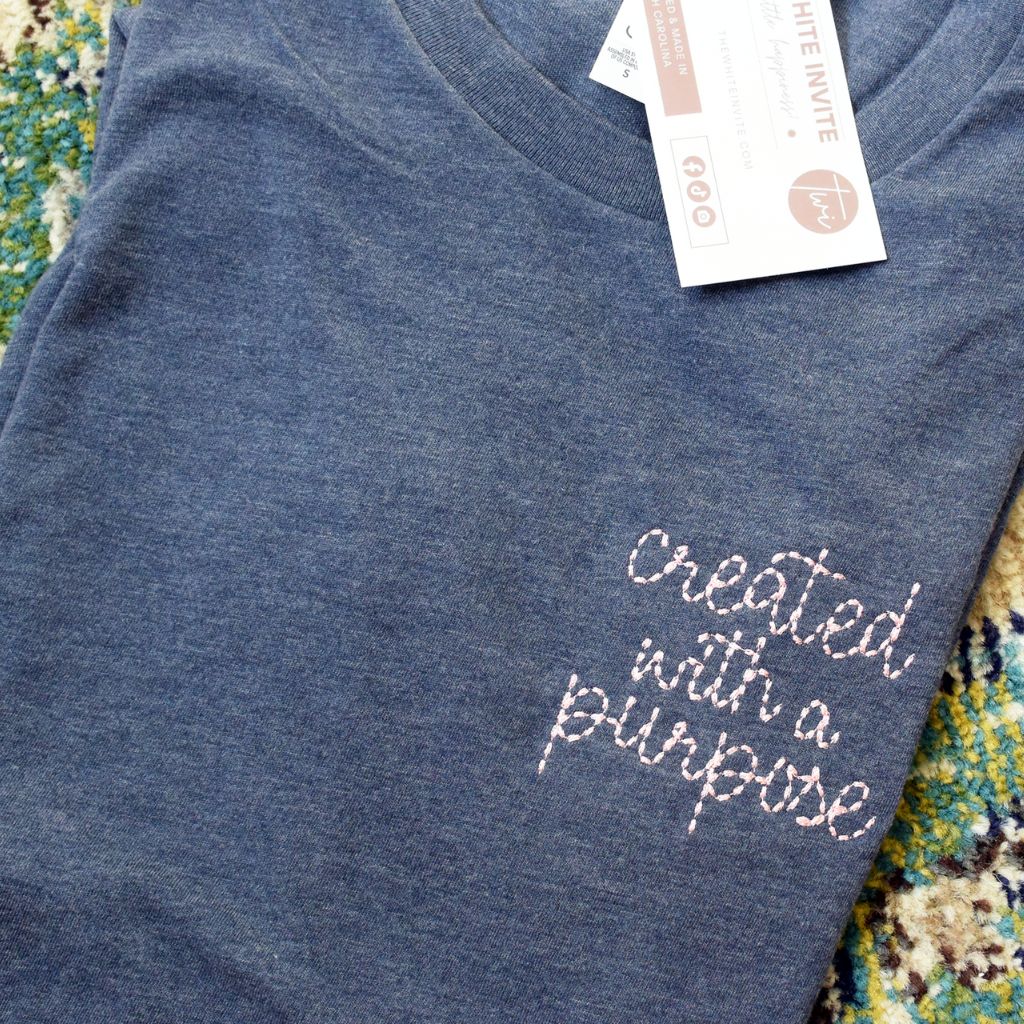 Embroidered Created With A Purpose for Women