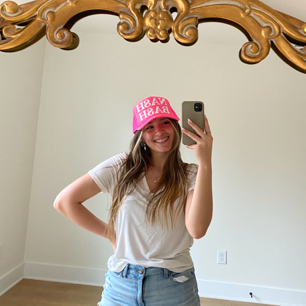 Personalized Bright Pink Hat