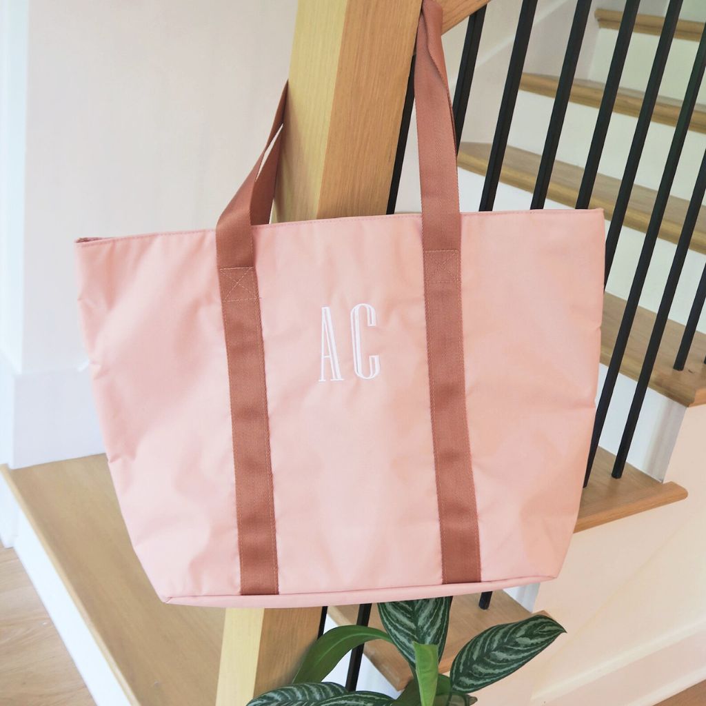 Embroidered Canvas Tote Bag, stylish and durable tote with personalized embroidery, perfect for everyday use, shopping, or as a thoughtful gift, available at Melody Faye.