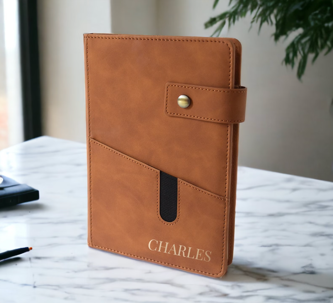 Personalized Leather Journal Refillable Journal Executive Notebook