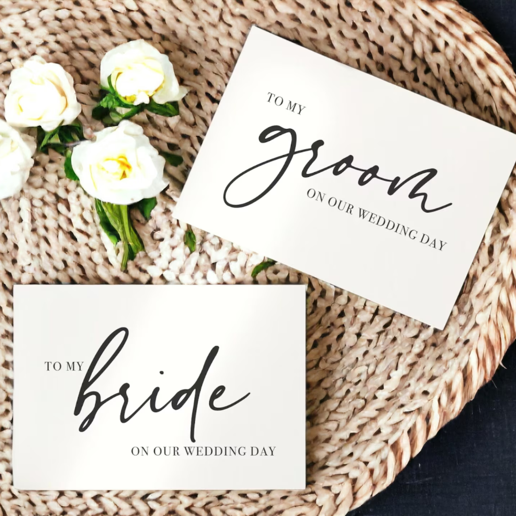 To My Bride - Bride card - Groom card - Wedding Card - greeting card - Bride Gift - Groom Gift shops - Card - Wife Card - Husband Card - Wedding