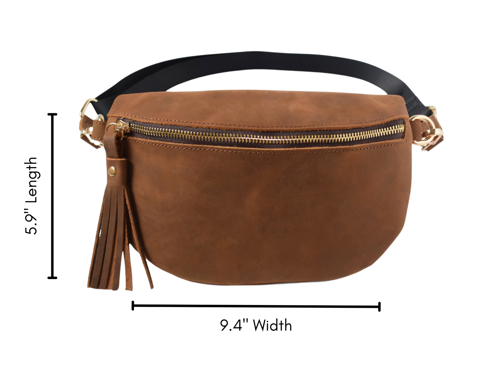 Genuine leather belt bag on sale