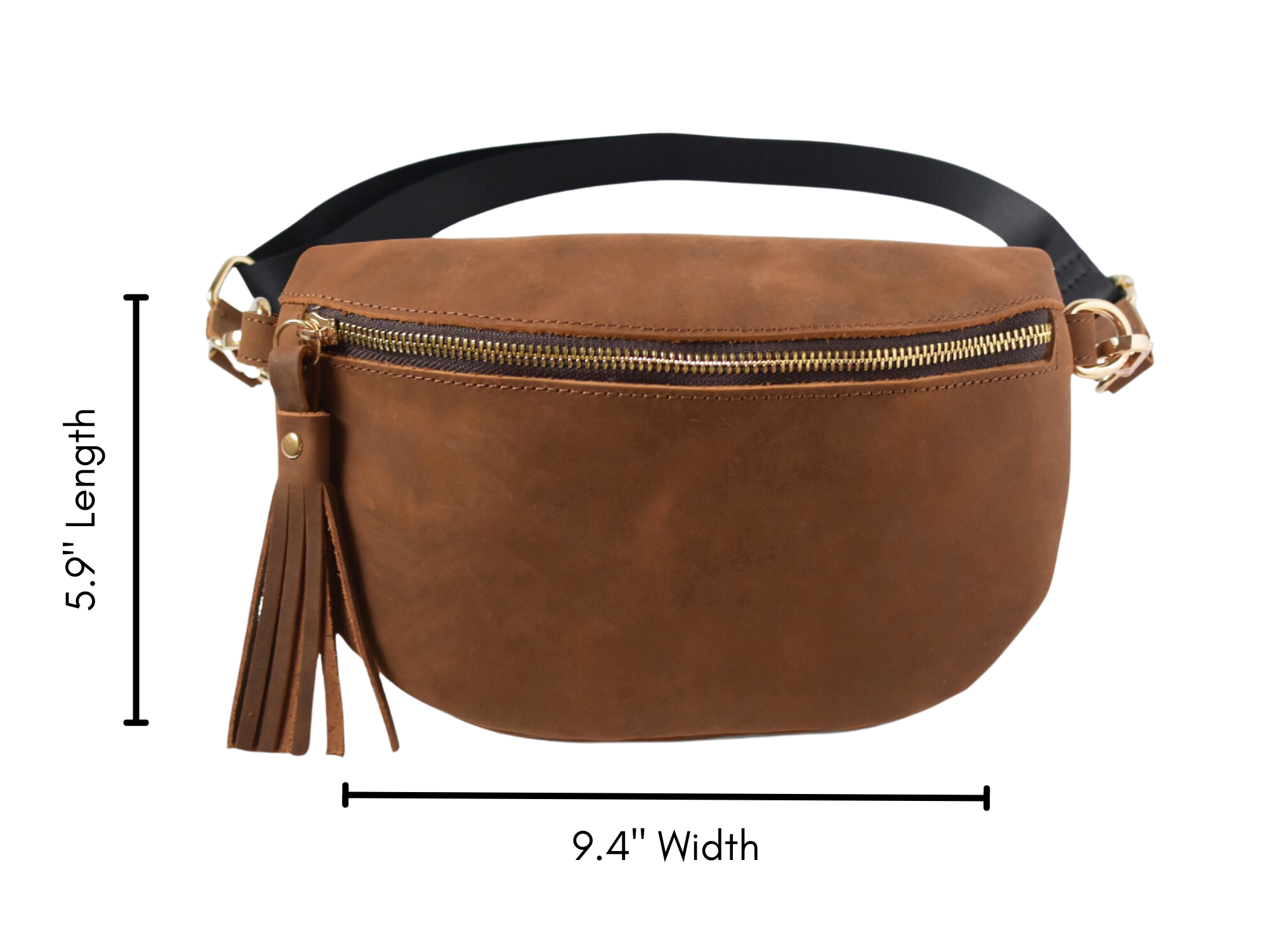 Genuine Leather Belt Bag Fanny Pack