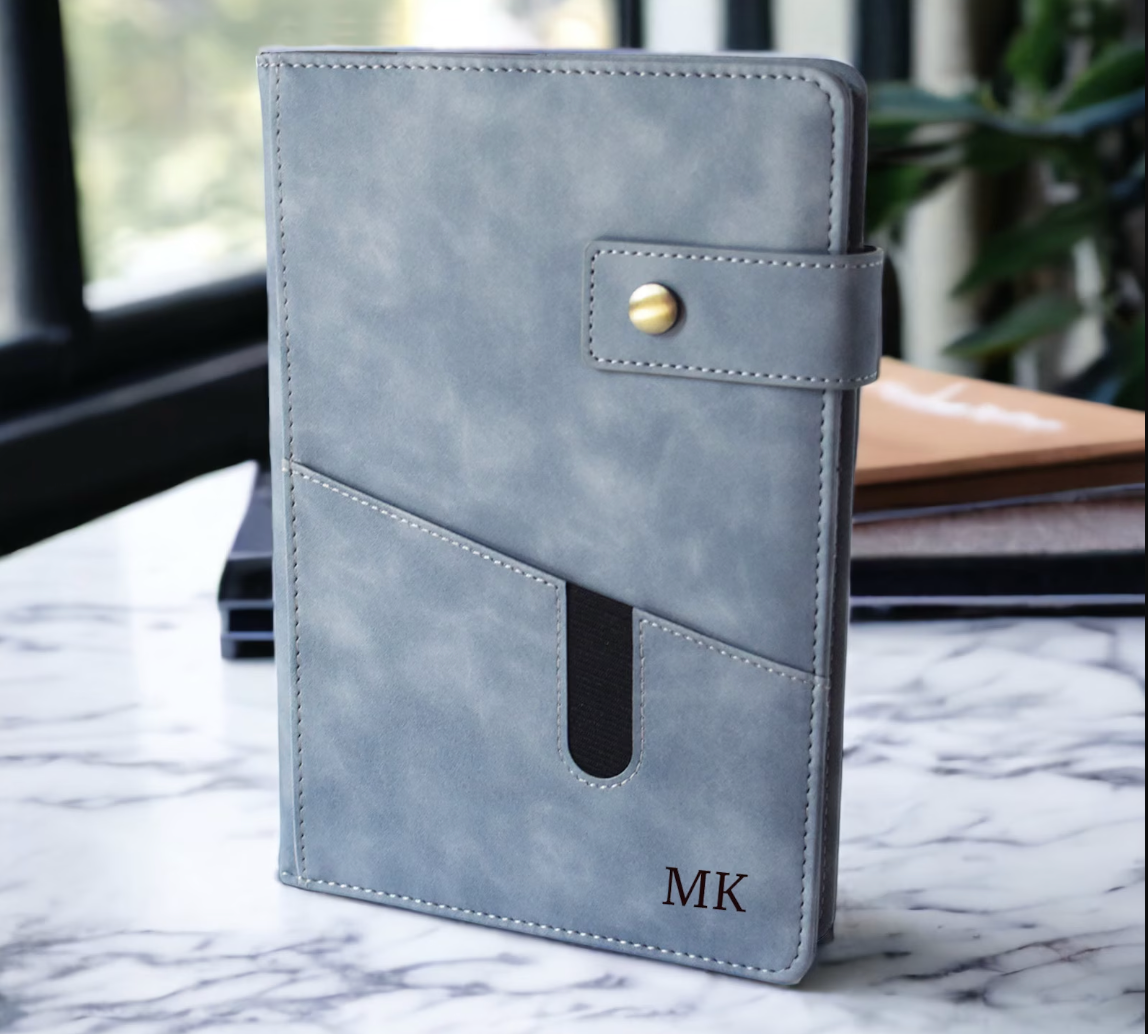 Personalized Leather Journal Refillable Journal Executive Notebook