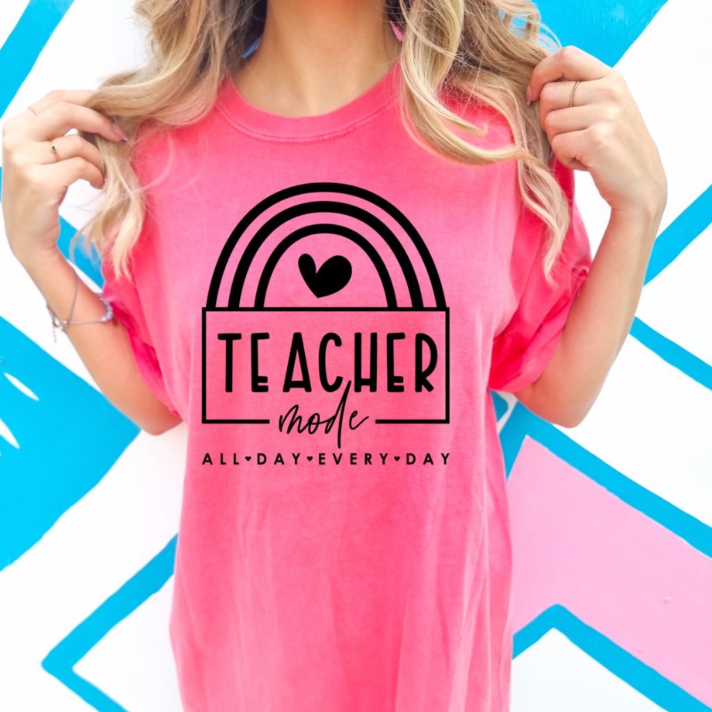 Teacher Mode Comfort Colors Tee