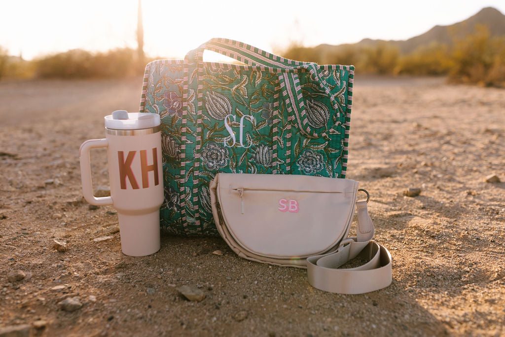 Custom Embroidered Nylon Crossbody Bag