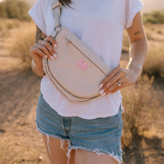 Custom Embroidered Nylon Crossbody Bag