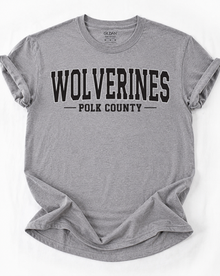 Polk County Wolverines School Spirit Gildan Softstyle T-shirt