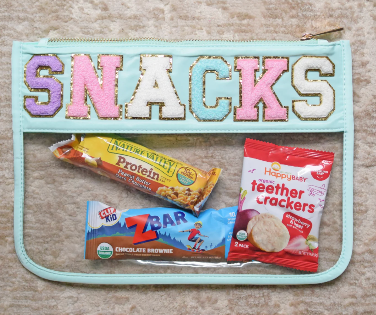 Snack Patch Clear Pouch