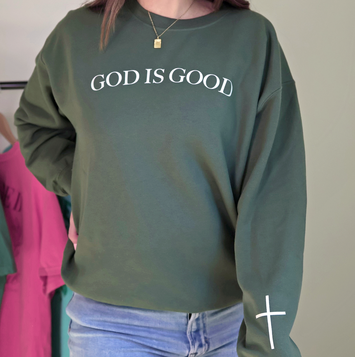 God Is Good Christian Sweatshirt