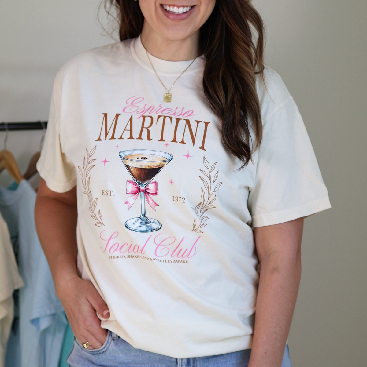 Espresso Martini Social Club Comfort Colors Tee