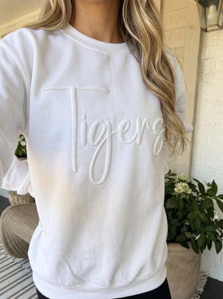 Custom Puff Script Style Sweatshirt