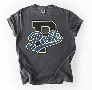 Polk County Varsity Letter Comfort Colors Graphic Tee