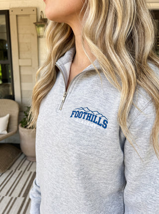 Foothills Academy Embroidered Quarter Zip Pullover