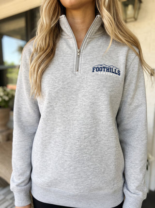Foothills Academy Embroidered Quarter Zip Pullover