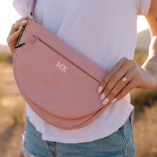 Custom Classic Style Embroidered Nylon Crossbody Bag