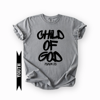 Youth Child of God Comfort Colors Tee Foothills Academy Collection