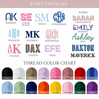Embroidered Tote Bag, Nylon Name Classic Tote with Zipper