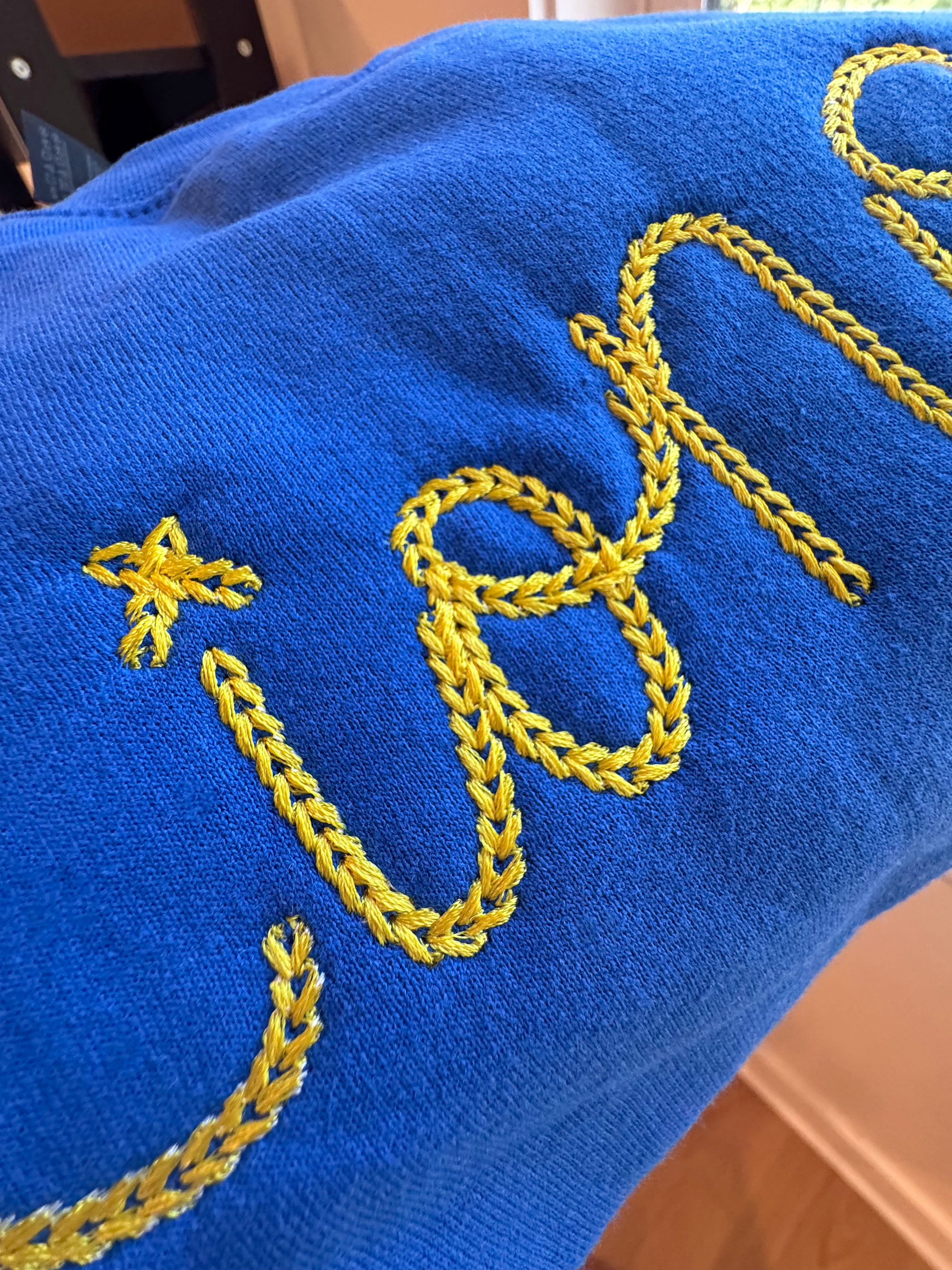 Custom Embroidered School Sweatshirt