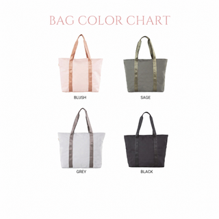 Embroidered Canvas Tote Bag