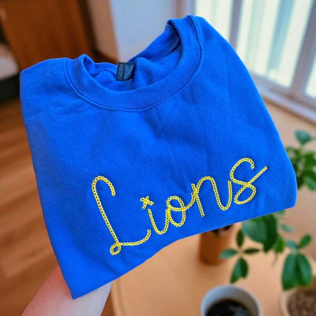 Custom Embroidered School Sweatshirt