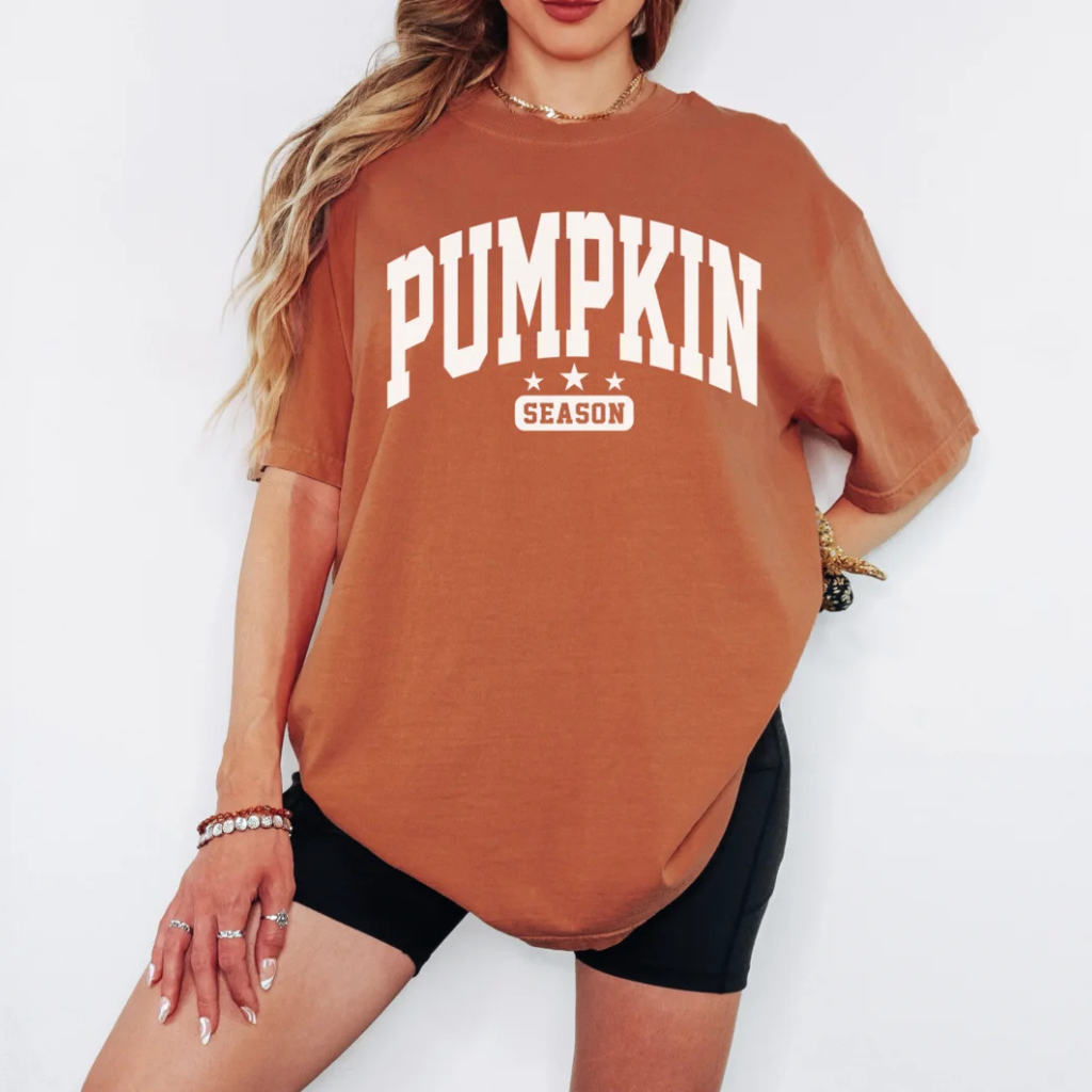 Pumpkin Season Comfort Colors Autumn Graphic Tee