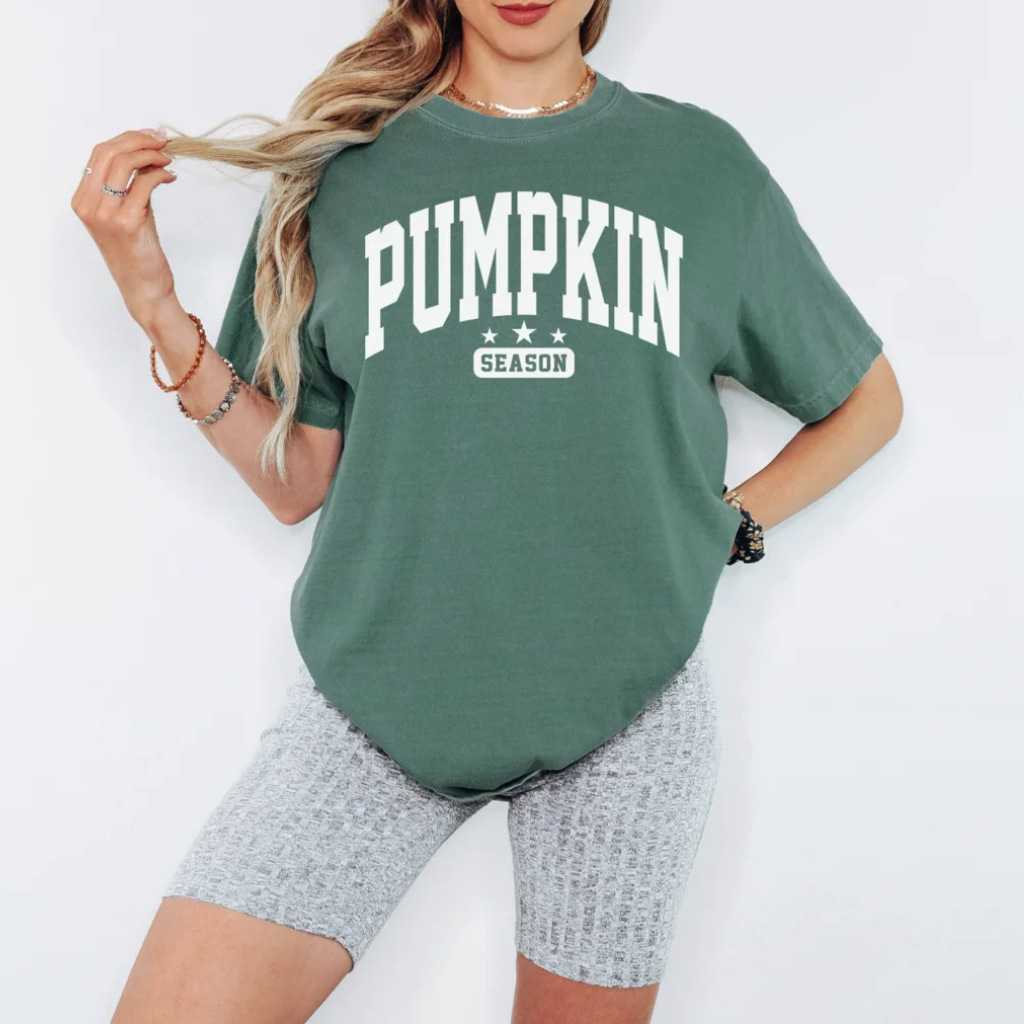 Pumpkin Season Comfort Colors Autumn Graphic Tee
