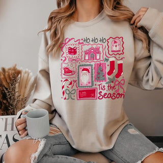 Tis The Season Christmas Stamps Sweatshirt