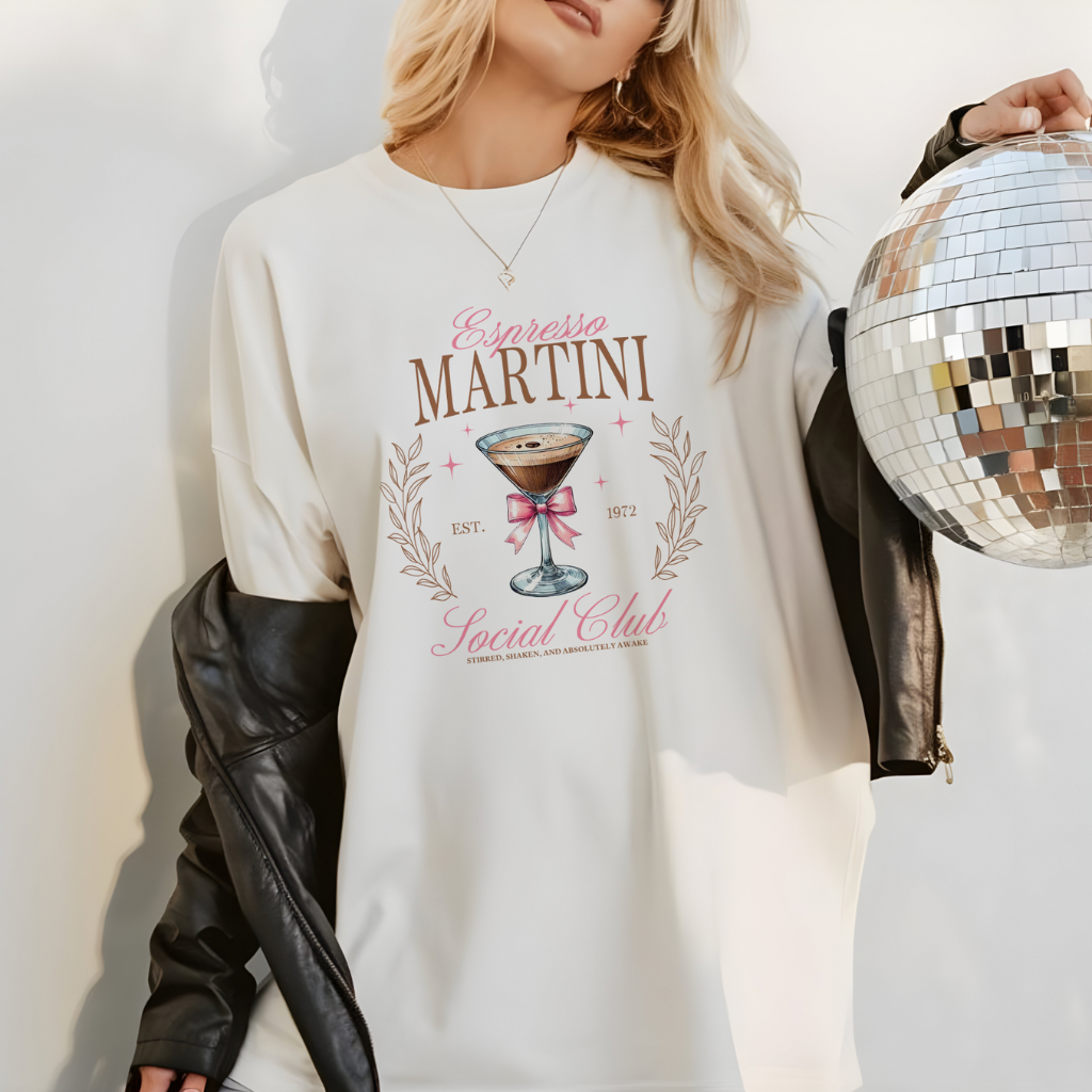 Espresso Martini Social Club Comfort Colors Tee