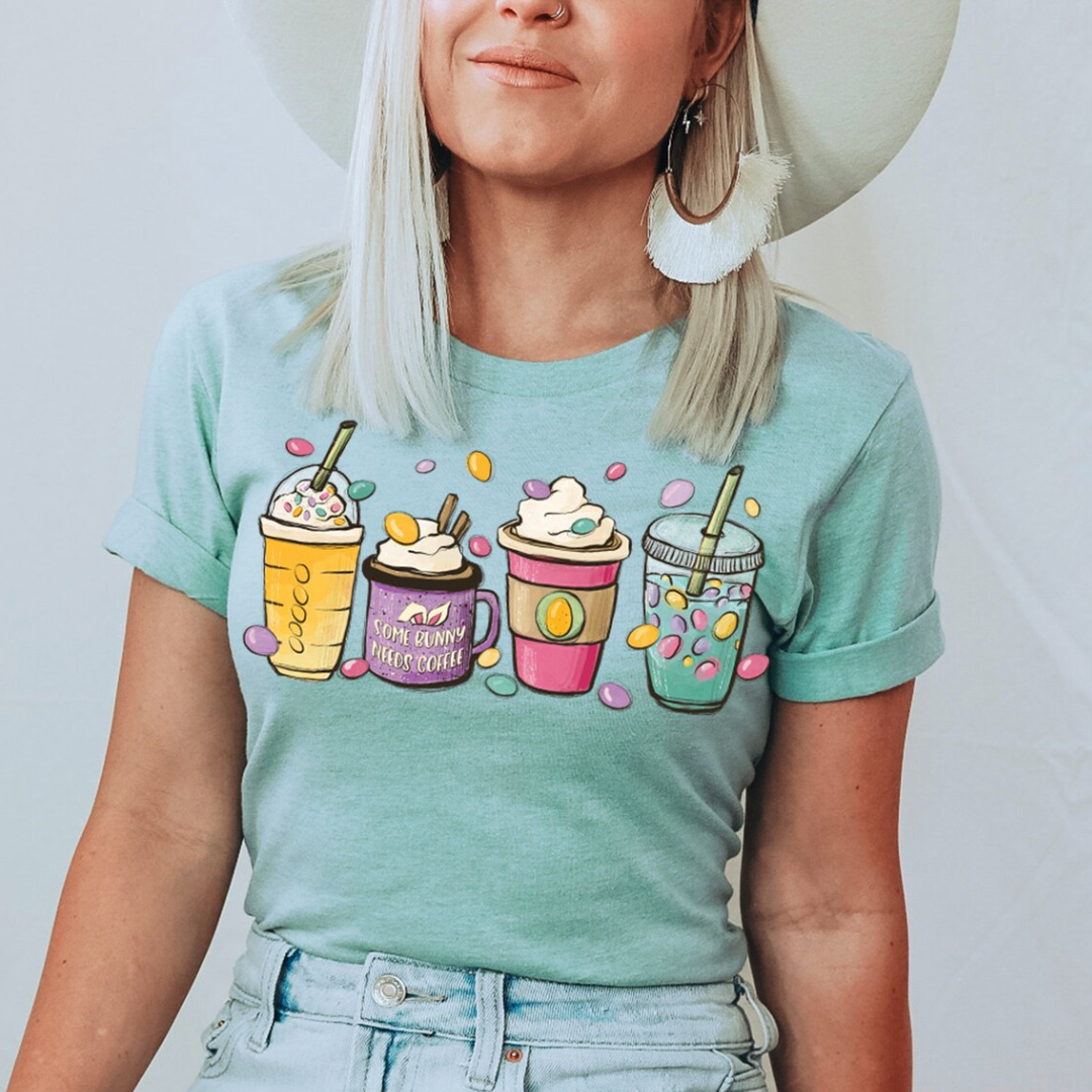 Easter Egg Latte | Graphic Tee for Women