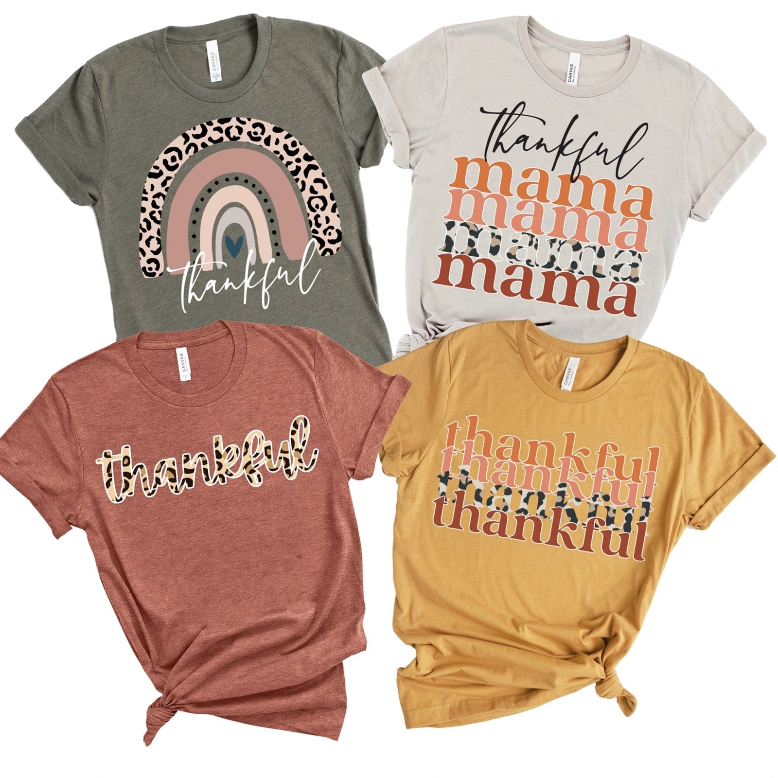 Rainbow Thankful | Women's Graphic Tees