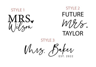 Personalized Future Mrs. Women's Top