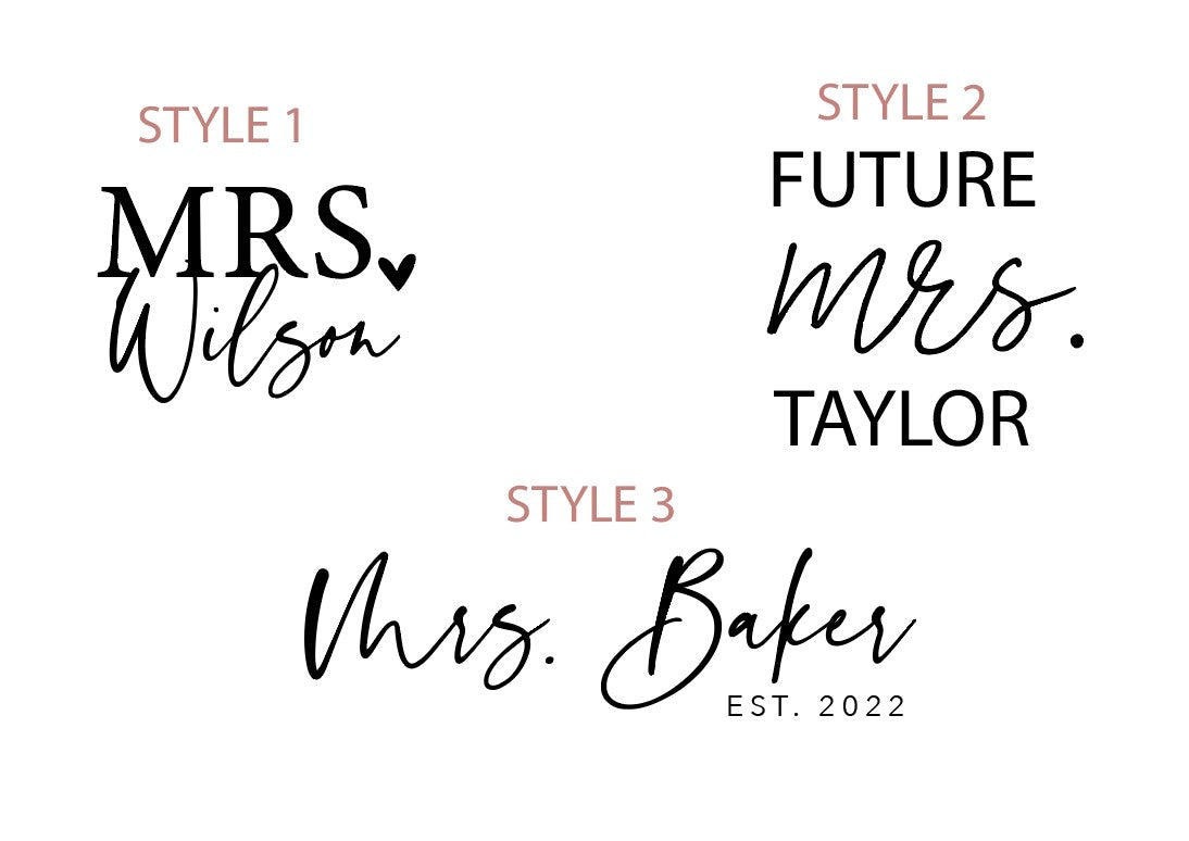 Personalized Future Mrs. Women's Top