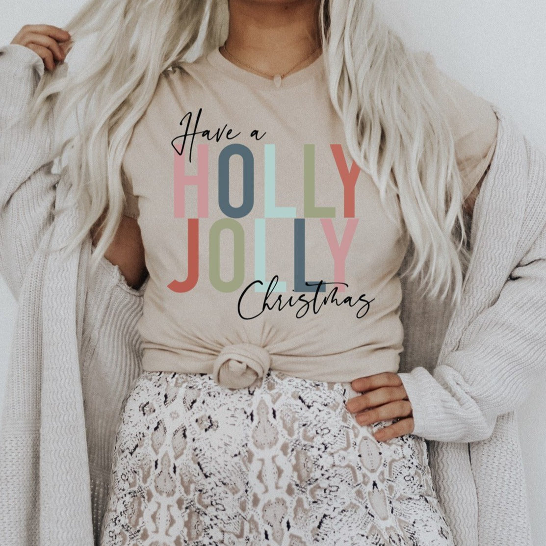 Have a Holly Jolly Christmas Women&#39;s Graphic Tee