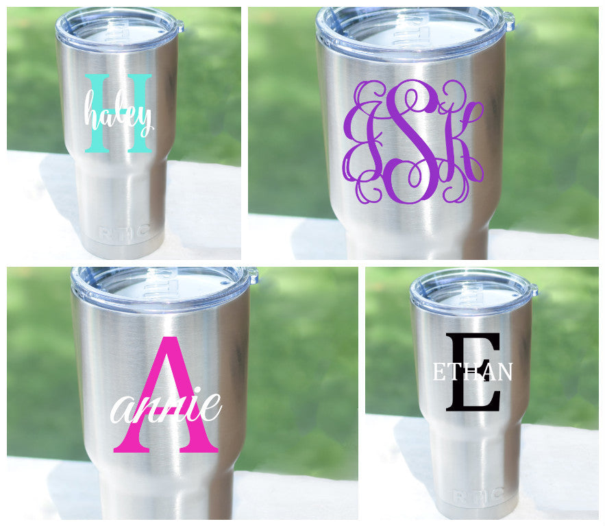 Tumbler Decals