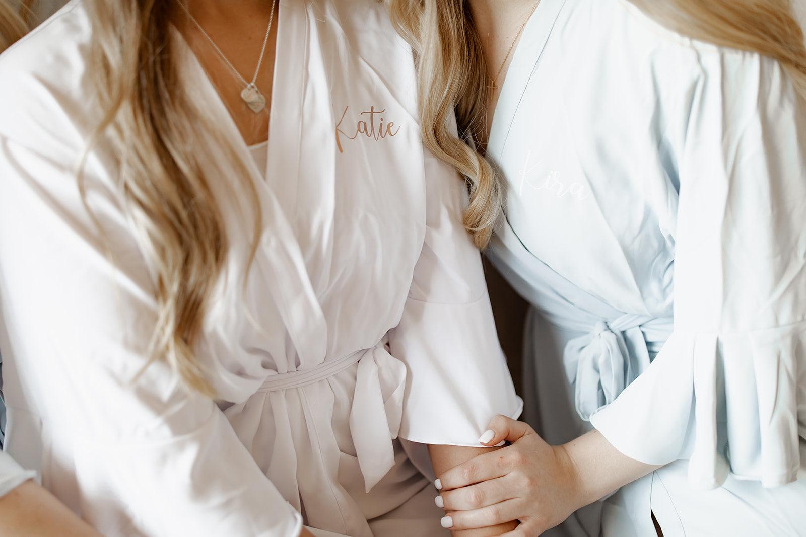 Personalized Ruffle Bridesmaid and Bridal Robes