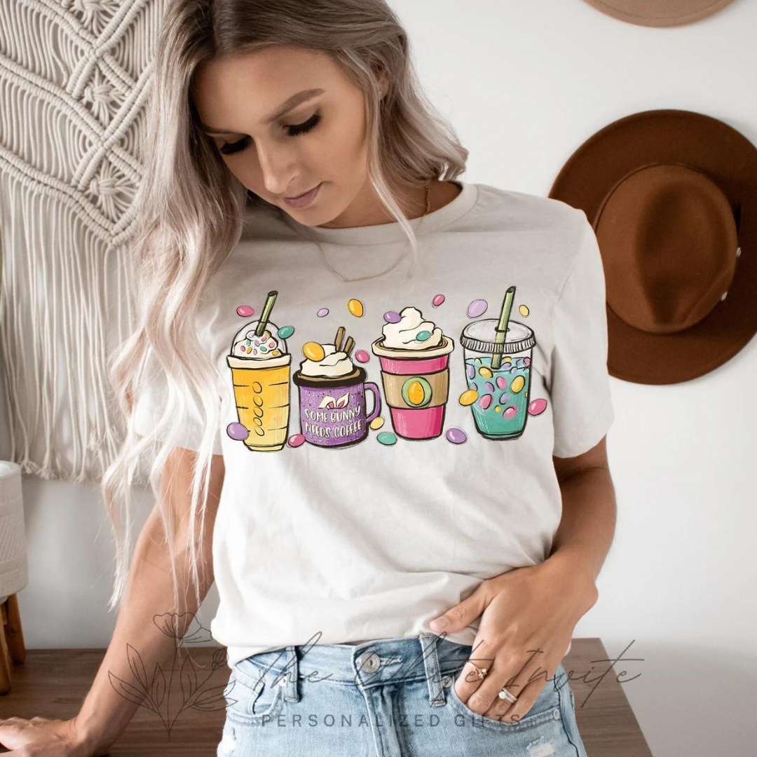 Easter Egg Latte | Graphic Tee for Women